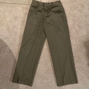 Dark khaki docker pants